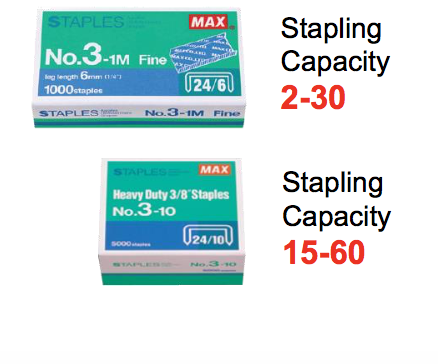 MAX DESKTOP STAPLER HD-3DEL
